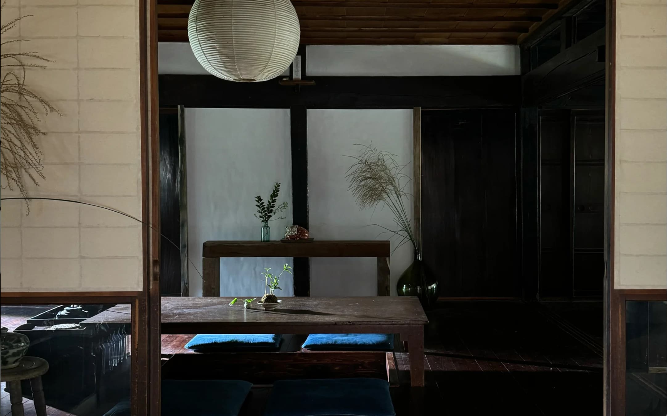 Japanese farmhouse living room