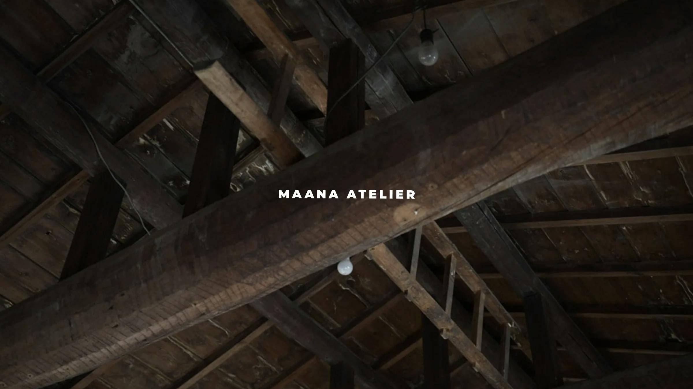 Maana Atelier interior. Roof details.