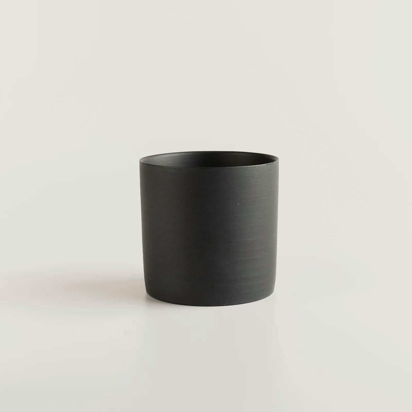 Image of Nankei cylinder cups in black